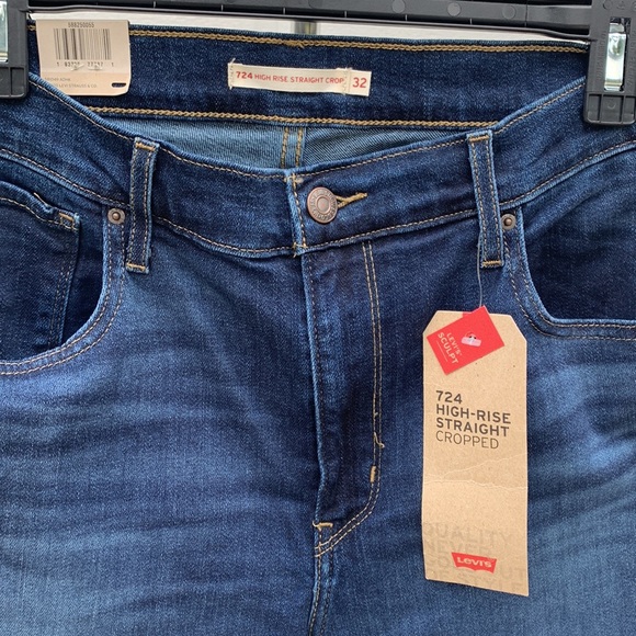 LEVIS HIGH RISE STRAIGHT CROPPED - Picture 4 of 8